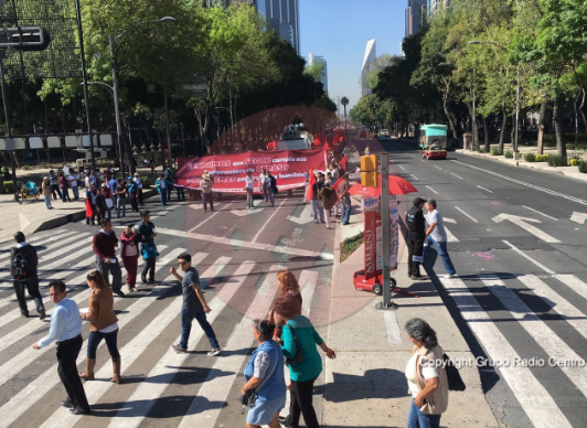 Cerrado Paseo de la Reforma por manifestaciones - paseo-de-la-reforma-3