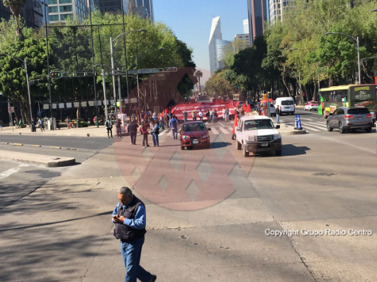 Cerrado Paseo de la Reforma por manifestaciones - paseo-de-la-reforma-4