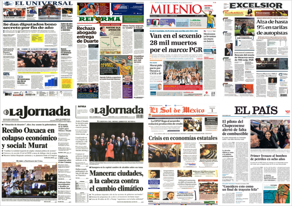 La crisis financiera de los estados y el petróleo en las primeras planas