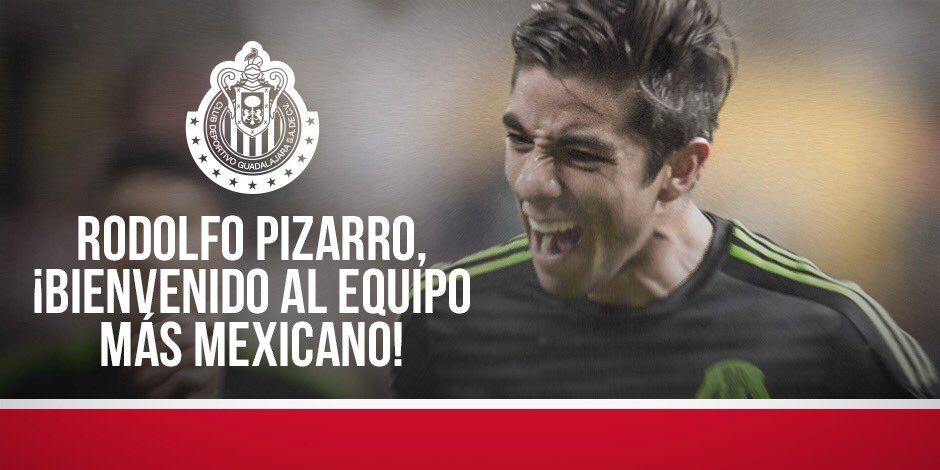 Rodolfo Pizarro llega a Chivas - pizarro-chivas
