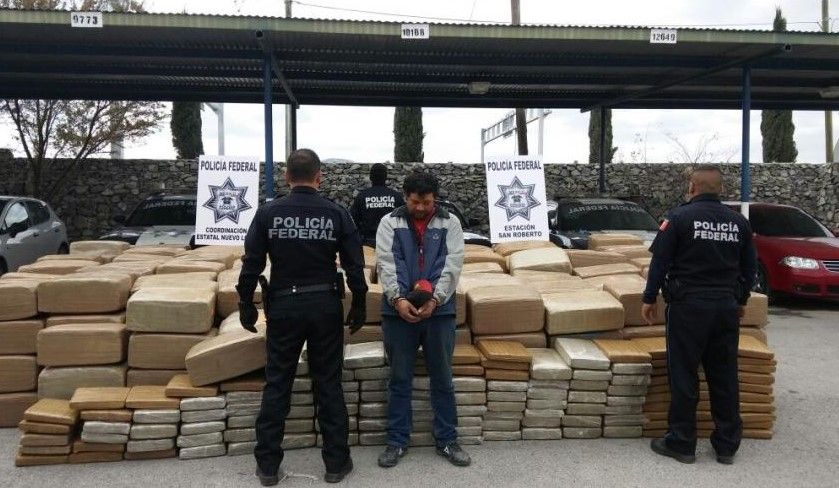 Aseguran más de 4 toneladas de mariguana en Nuevo León - policía-1