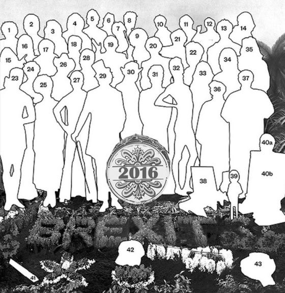 Recrean portada de The Beatles con los famosos que murieron en 2016 - portada