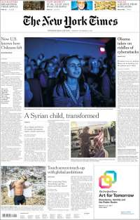 Cuauhtémoc Blanco y Trump en primeras planas del lunes - portadas-19-dic-nyt