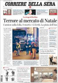 Asesinato de embajador ruso y ataque en Berlín en las primeras planas - portadas-20-dic-italia