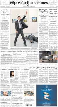 Asesinato de embajador ruso y ataque en Berlín en las primeras planas - portadas-20-dic-tnyt