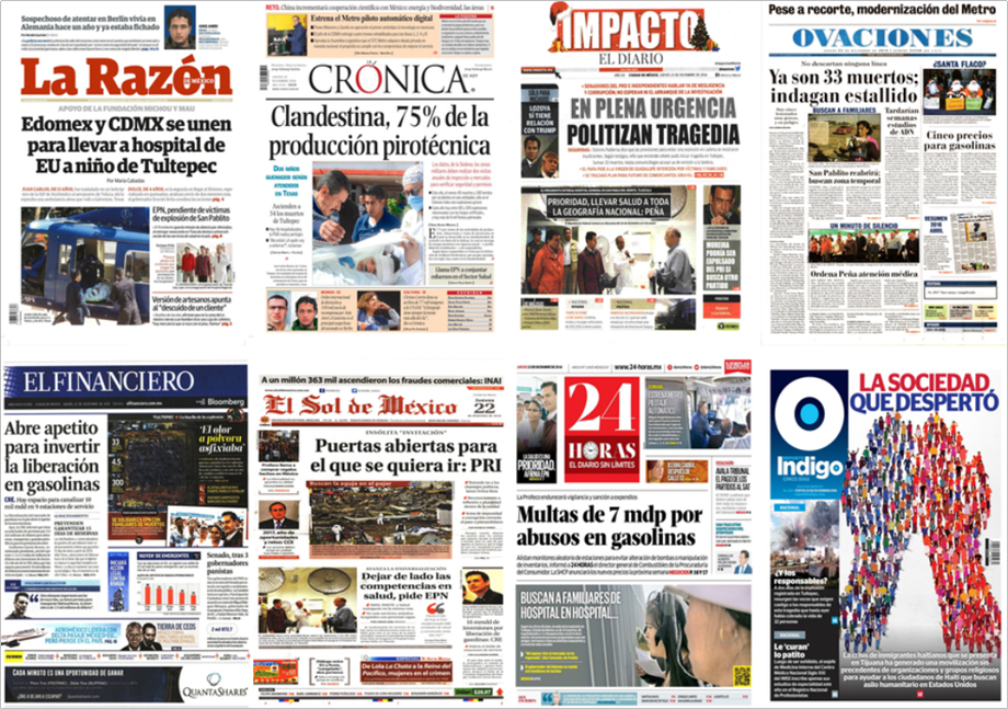 Tultepec y Berlín en las primeras planas de México y el mundo - portadas-22-dic-1