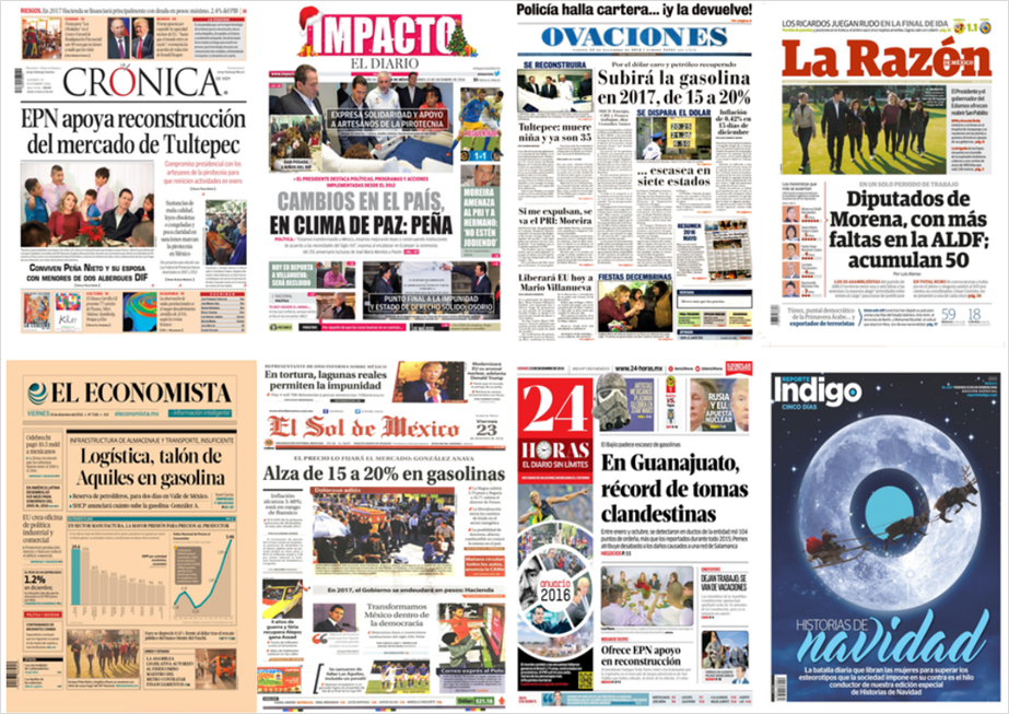 Tultepec, Pemex y embajador ruso asesinado en las primeras planas - portadas-23-dic-1