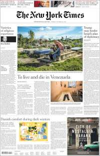 Pemex y George Michael en las primeras planas del lunes - portadas-26-dic-nyt