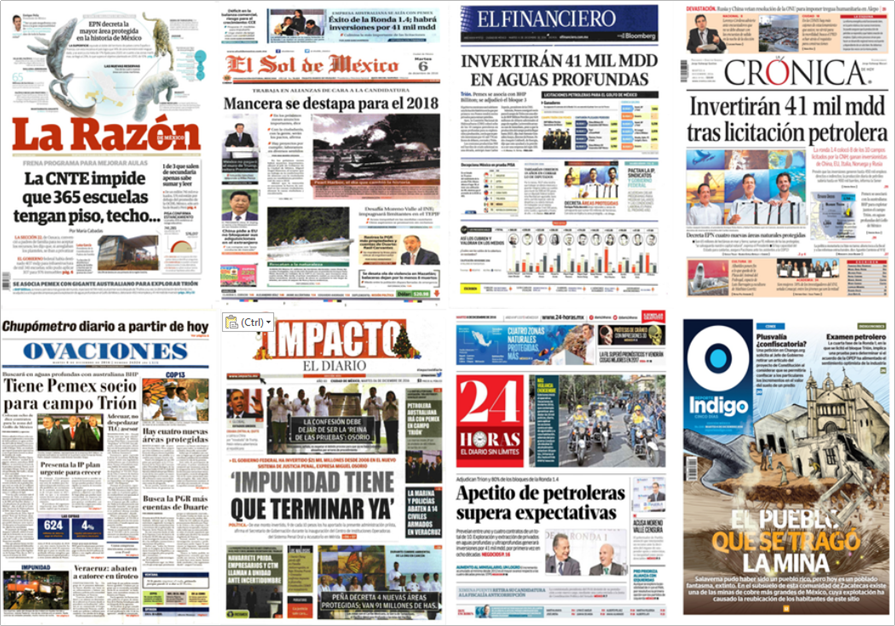 Pemex y Matteo Renzi en las primeras planas de México y el mundo - portadas-6-dic1