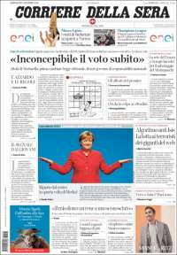 Pemex y Merkel en las primeras planas del miércoles - portadas-7-dic-italia