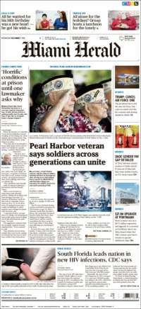 Pemex y Merkel en las primeras planas del miércoles - portadas-7-dic-miami