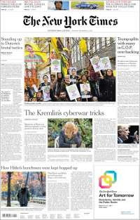 Fuerzas armadas y peregrinos en las primeras planas - primeras-planas-12-dic-nyt