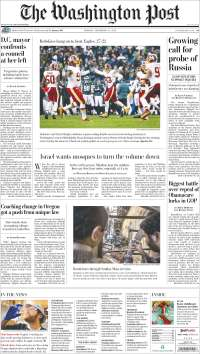 Fuerzas armadas y peregrinos en las primeras planas - primeras-planas-12-dic-wpost