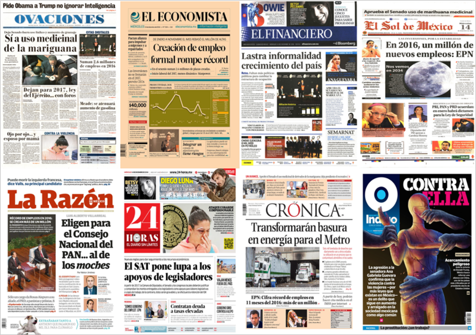 Ana Guevara y Alepo en las primeras planas de México y el mundo - primeras-planas-14-dic-1