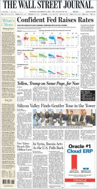 Bono a diputados y FED en las primeras planas de México y el mundo - primeras-planas-15-dic-wsj