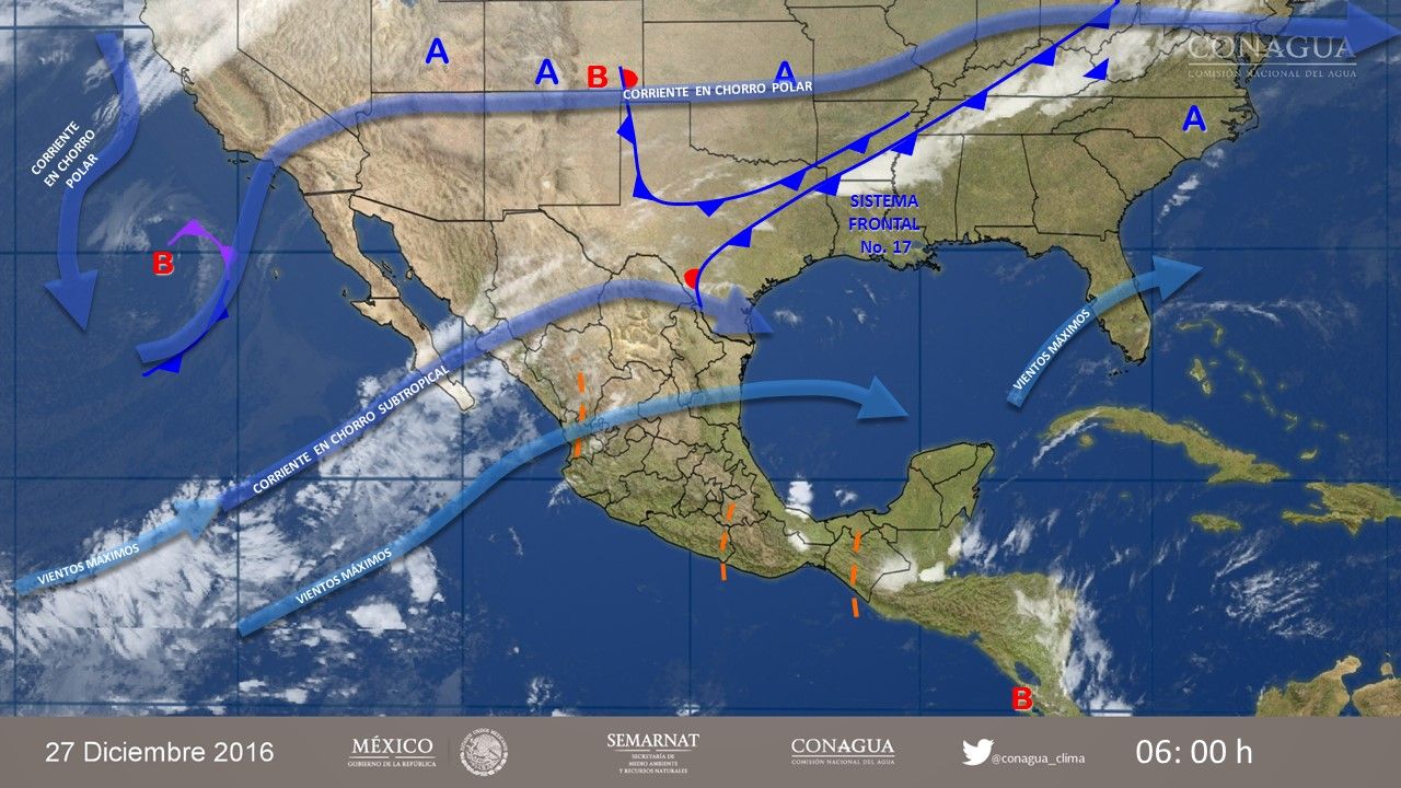 Tormentas fuertes afectarán a Puebla, Veracruz y Oaxaca - pronosticco-2712