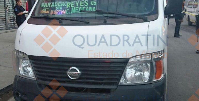 Pasajero y asaltante mueren en unidad de transporte público