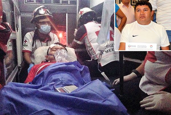 Balean a regidor de Puerto Morelos - regidor-baleado-I