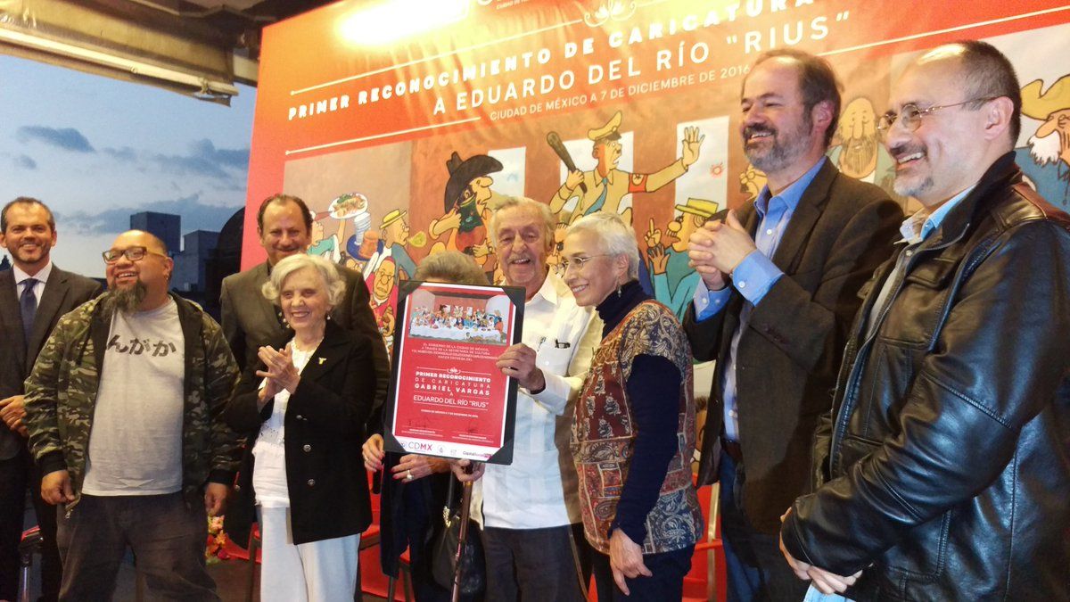 Otorgan Reconocimiento de Caricatura “Gabriel Vargas” a Rius