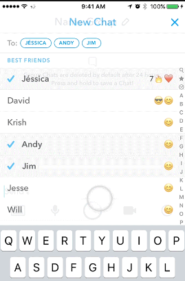 Snapchat permitirá mandar mensajes en grupo - snapchat-2