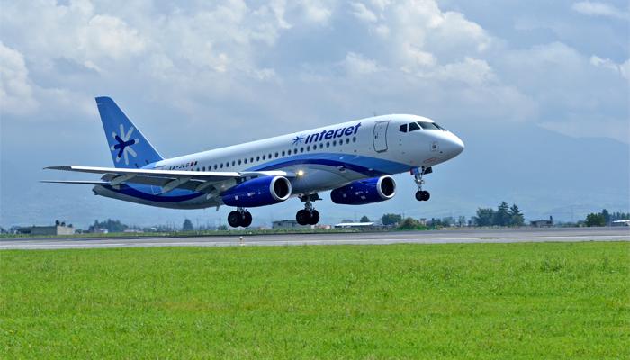 Interjet inspeccionará sus aviones rusos Superjet 100