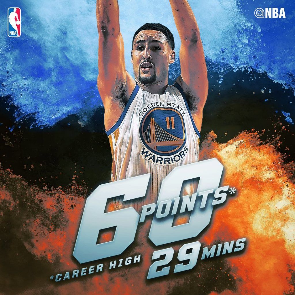 Klay Thompson anota 60 puntos en menos de 30 minutos - thompson-1-1024x1024