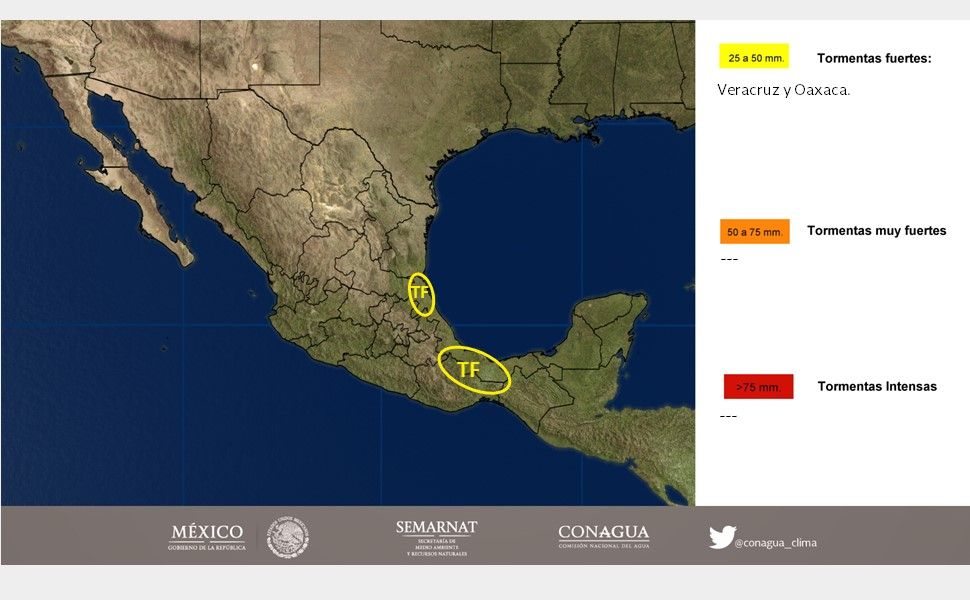 Tormentas fuertes afectarán a Veracruz - tormentas-fuertes