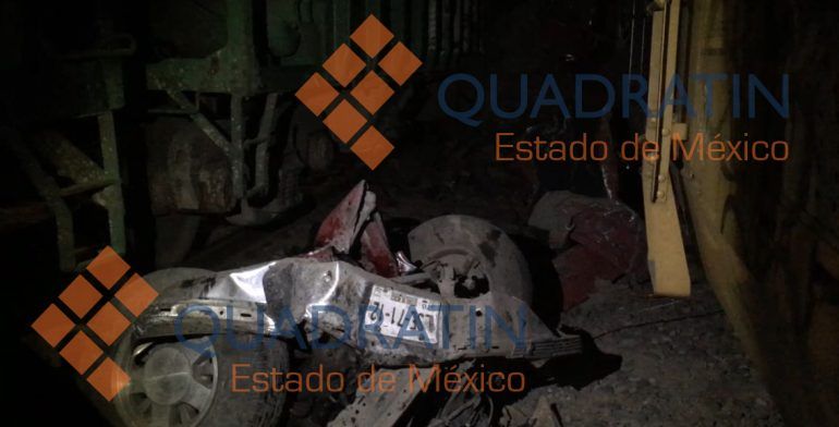 Choque de camioneta contra tren deja un muerto en Tultitlán - tren-1
