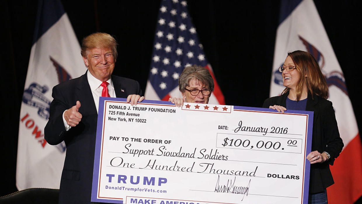 Trump disolverá su fundación para evitar conflictos de interés