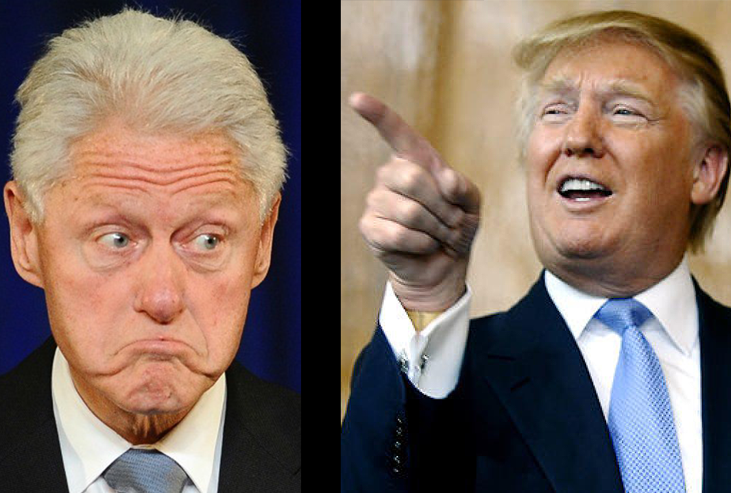 Donald Trump ataca a Bill Clinton por Twitter