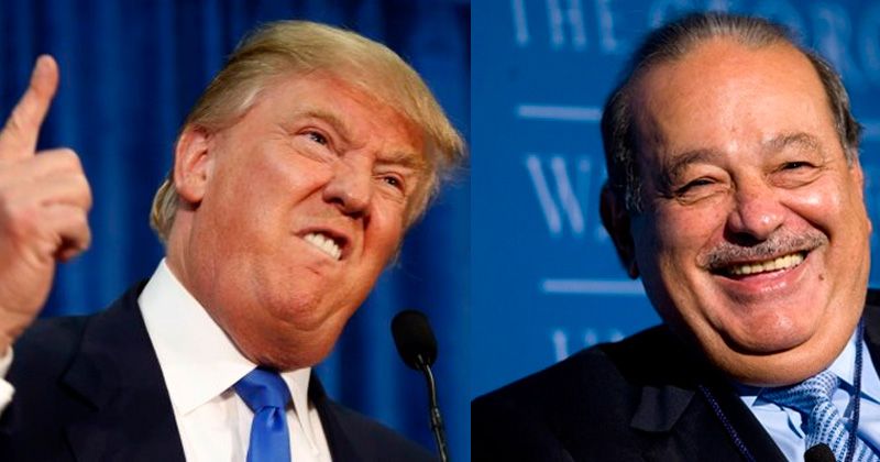 Trump califica a Slim como “un gran tipo” tras reunión