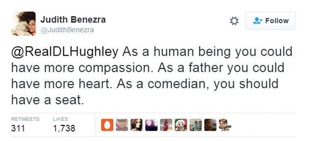 Comediante causa polémica por tuit dirigido a Debbie Reynolds - tuit-3