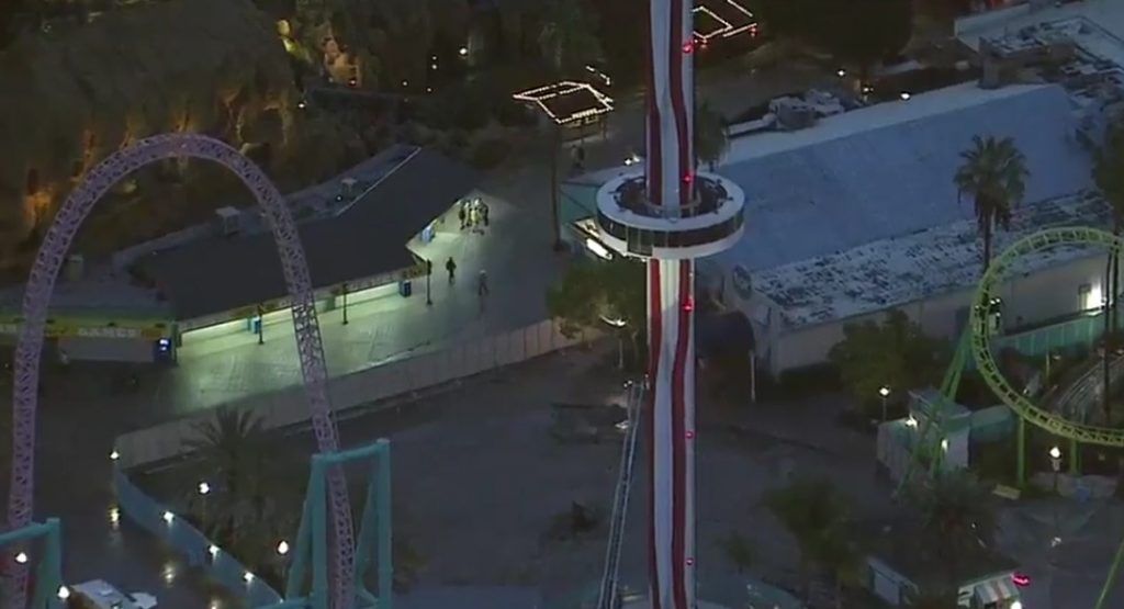 Atrapadas 21 personas en juego mecánico en California - tuit-abc-sky-cabin-2-1024x555