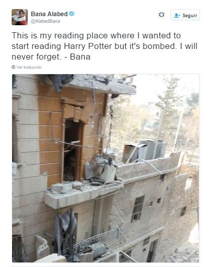 La niña que narra la guerra siria en Twitter - tuit-bana-2