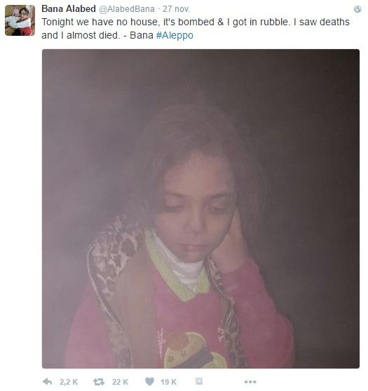 La niña que narra la guerra siria en Twitter - tuit-bana-5