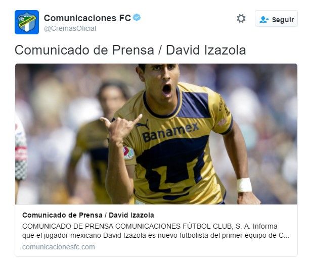 David Izazola vuelve al futbol - tuit-comunicaciones-2