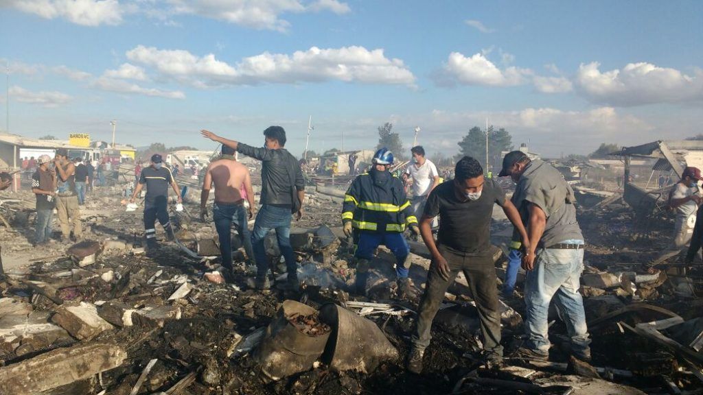 Testigos narran cómo ocurrió la explosión de Tultepec - tultepec-II-1-1024x576