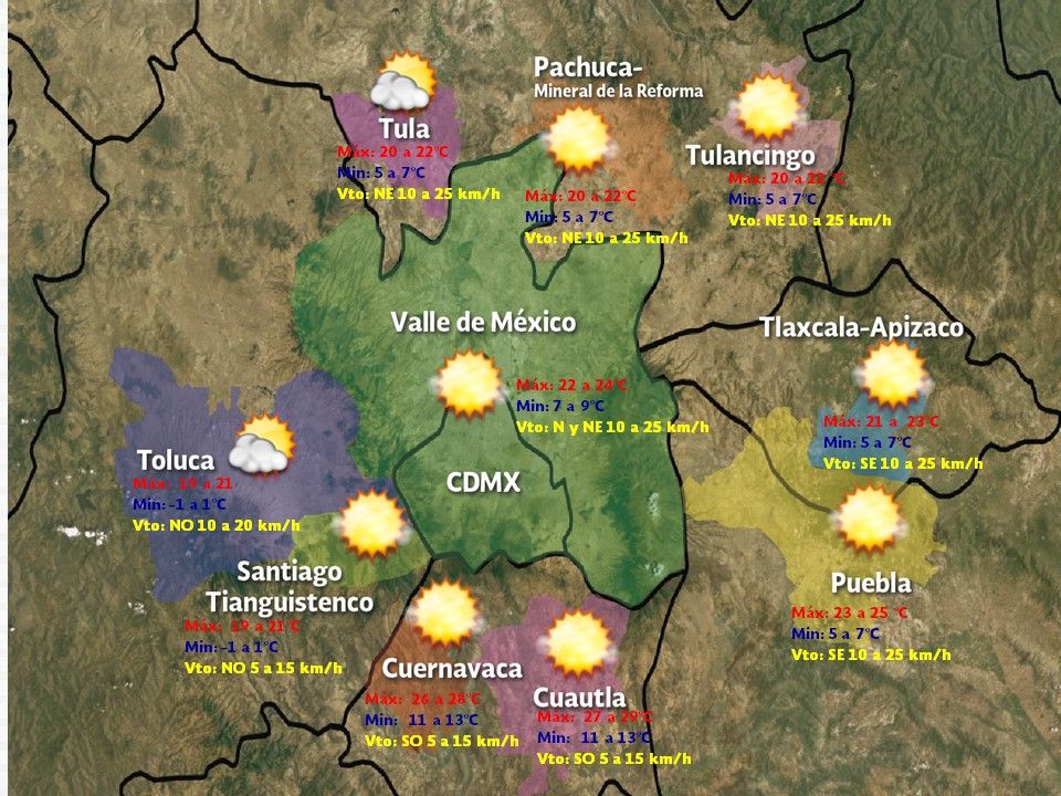 Frente frío 16 mantendrá temperaturas frescas en gran parte del país - vdm-2312