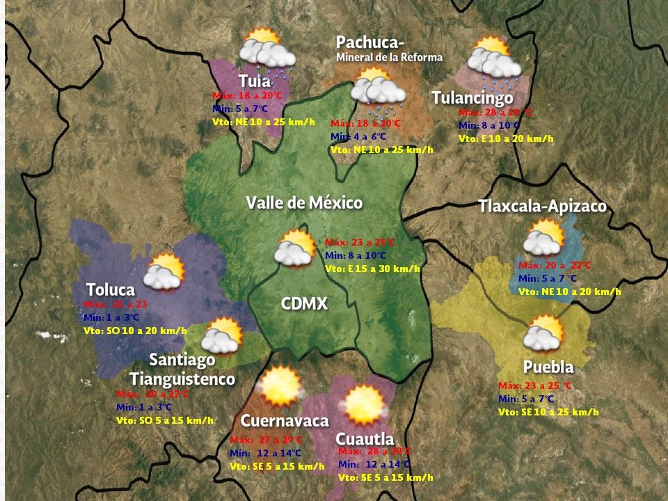 Tormentas fuertes afectarán a Puebla, Veracruz y Oaxaca - vdm-2712
