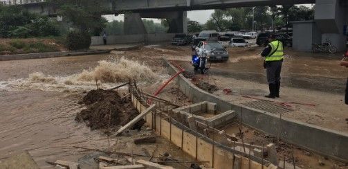 Fuga deja sin agua a Villahermosa