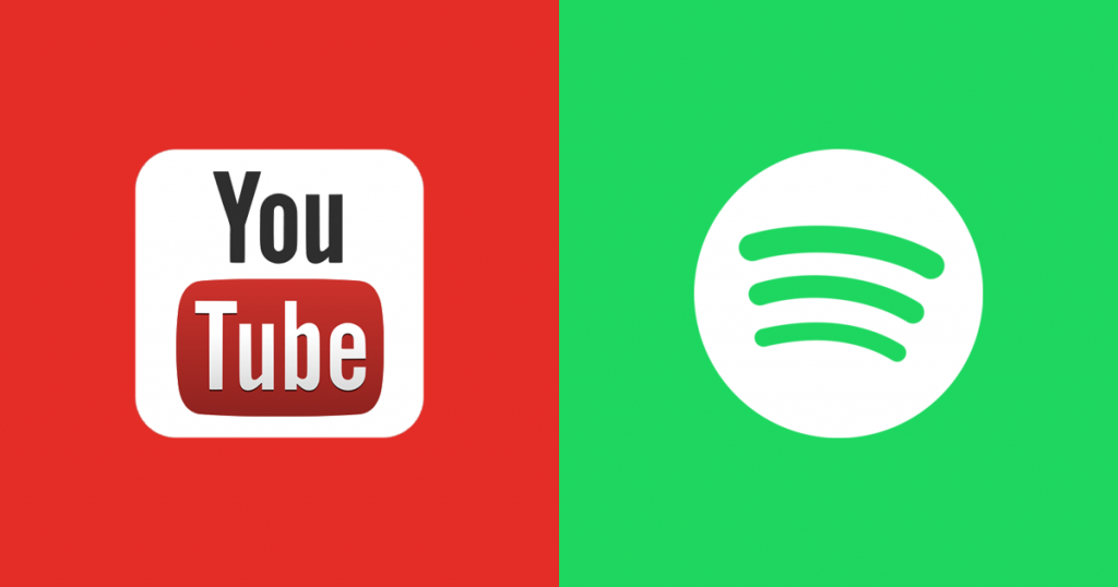 Consejos para economizar datos móviles en YouTube y Spotify - youtube-spotify-1024x538