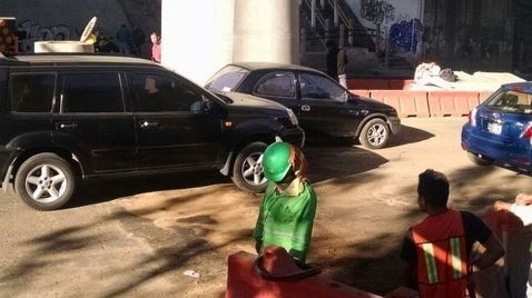 Zanja afecta circulación vial en la autopista México-Cuernavaca