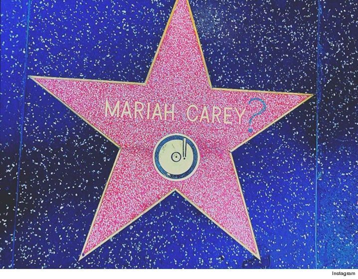 Vandalizan estrella de Mariah Carey en Paseo de la Fama - 0109-mariah-carey-star-vandalized-instagram-4