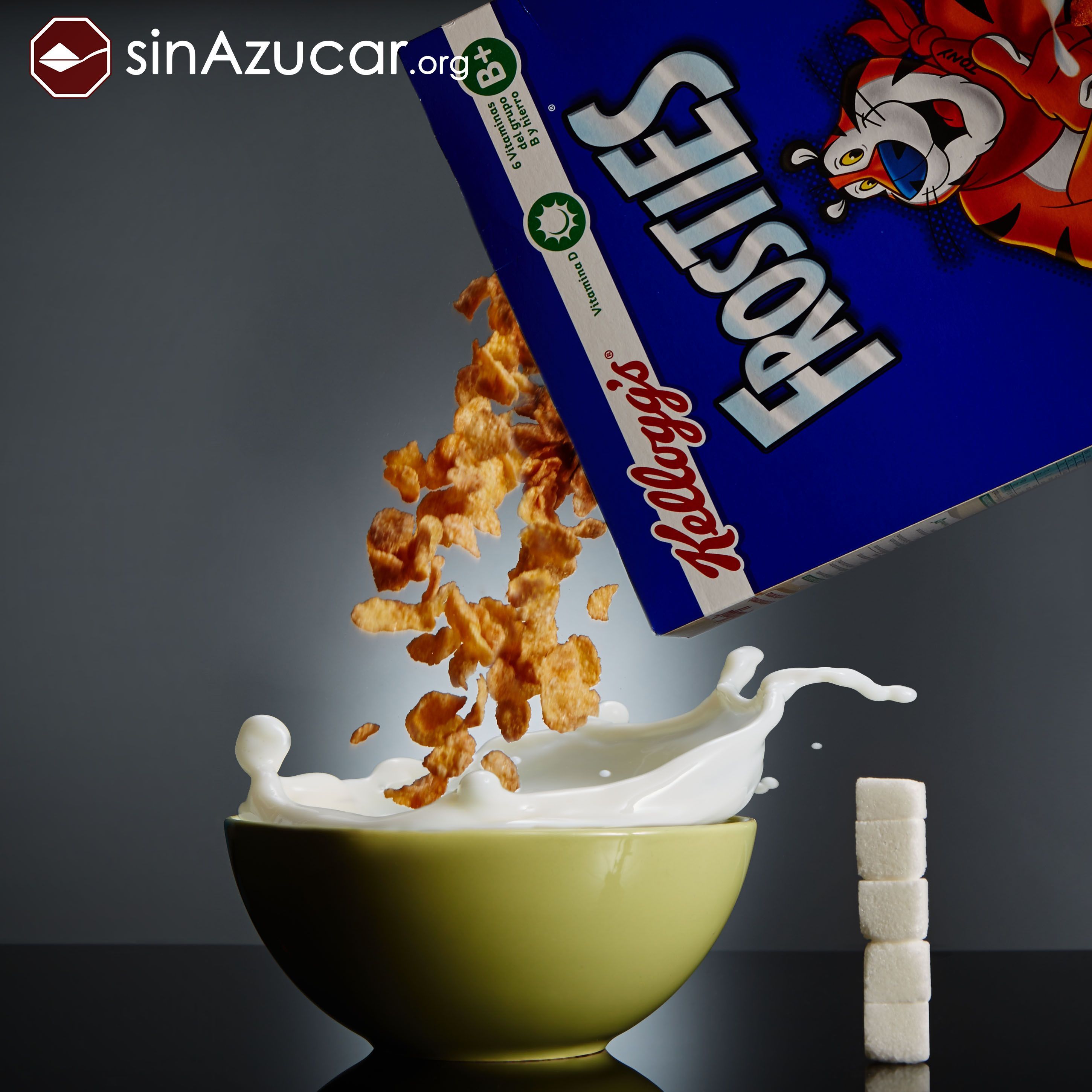 La cantidad gráfica de azúcar que tienen algunos alimentos - 07_frosties