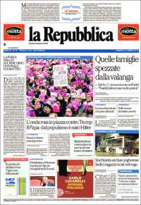 Protestas contra Donald Trump en las primeras planas del domingo - 10-1