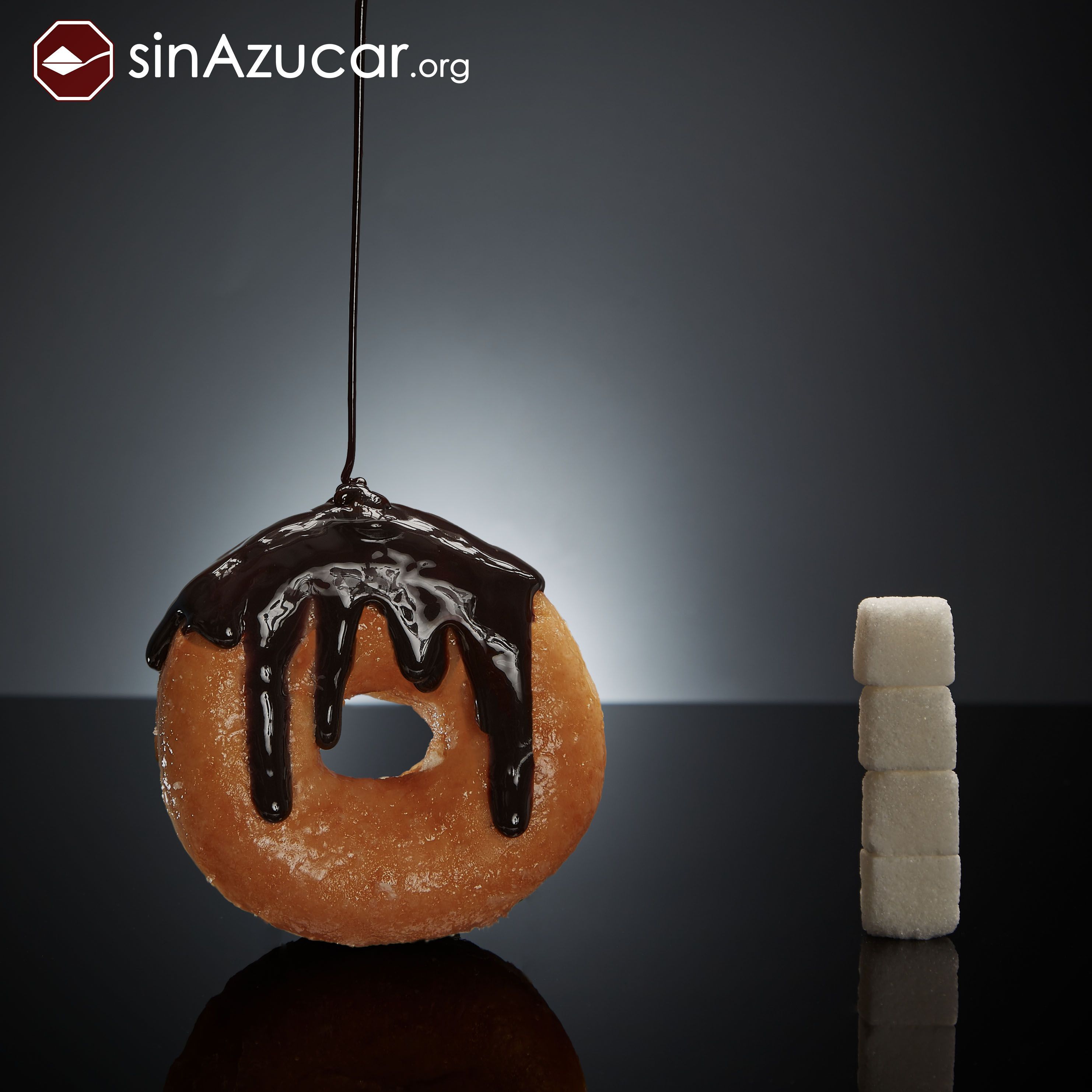 La cantidad gráfica de azúcar que tienen algunos alimentos - 11_donuts