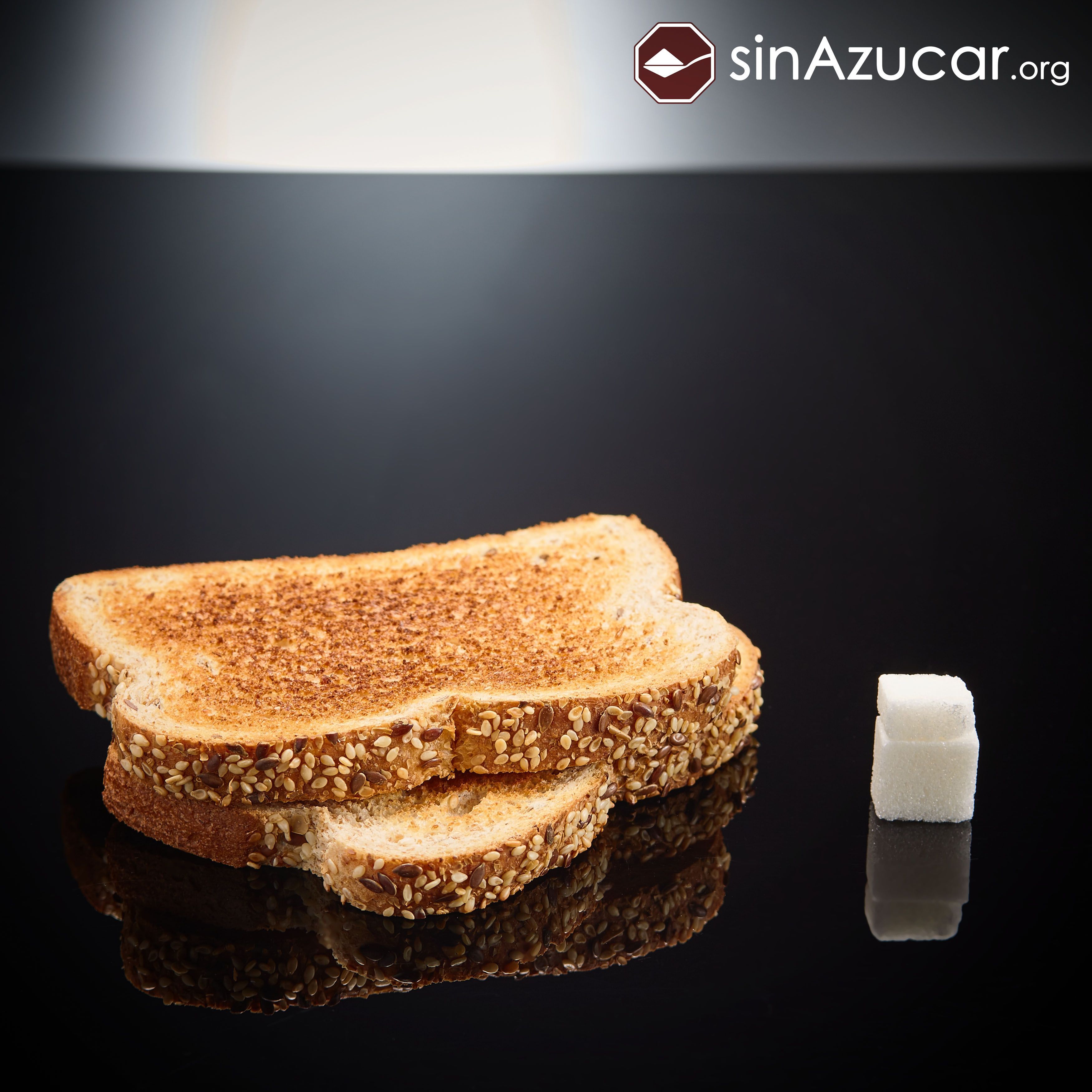 La cantidad gráfica de azúcar que tienen algunos alimentos - 17_tostadas