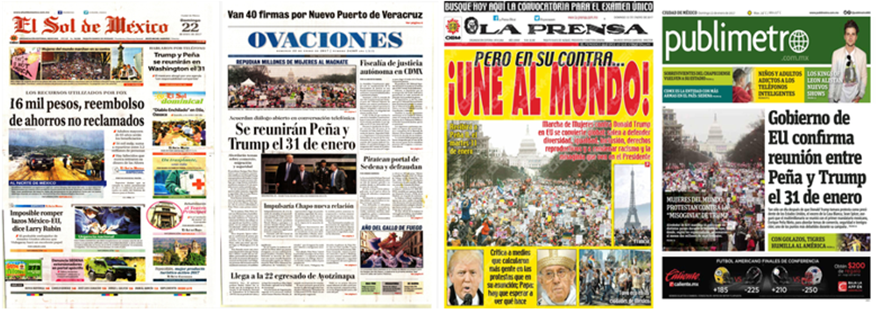 Protestas contra Donald Trump en las primeras planas del domingo - 2-6