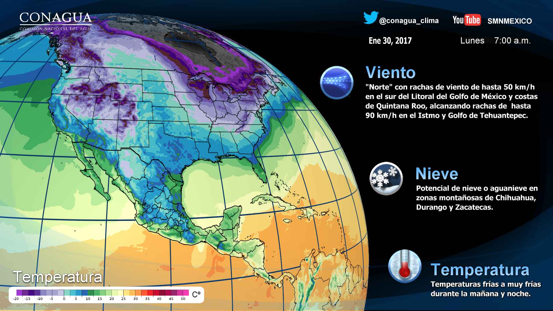 Prevalece el ambiente frío en gran parte del país - 3031