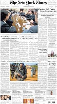 Renegociación del TLC en las portadas de los periódicos - 6-3